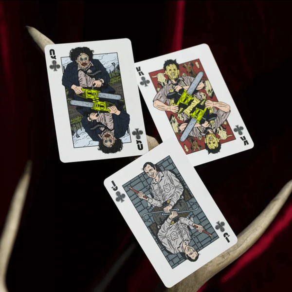 The Texas Chainsaw Massacre Limited Edition Gilded-Green Playing Cards by Fulton - Image 8