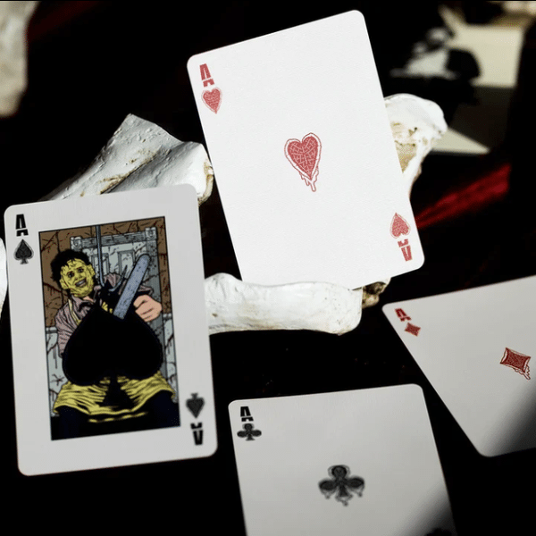 The Texas Chainsaw Massacre Limited Edition Gilded-Green Playing Cards by Fulton - Image 7