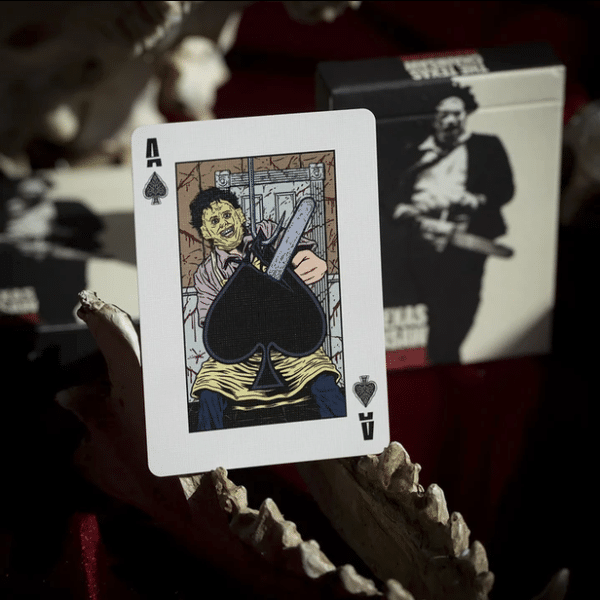 The Texas Chainsaw Massacre Limited Edition Gilded-Green Playing Cards by Fulton - Image 6