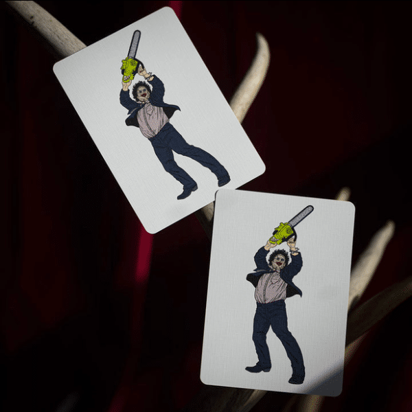 The Texas Chainsaw Massacre Limited Edition Gilded-Green Playing Cards by Fulton - Image 2