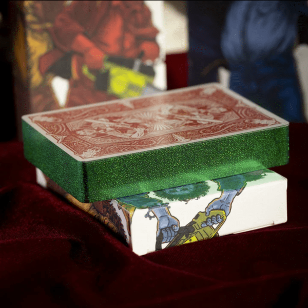 The Texas Chainsaw Massacre Limited Edition Gilded-Green Playing Cards by Fulton