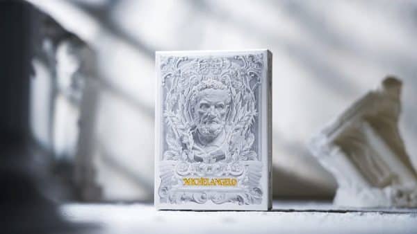 Alabaster Platinum Michelangelo Playing Cards by TCC Fashion