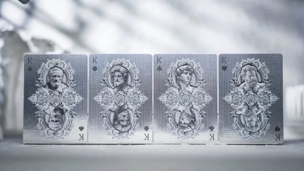Alabaster Platinum Michelangelo Playing Cards by TCC Fashion - Image 10