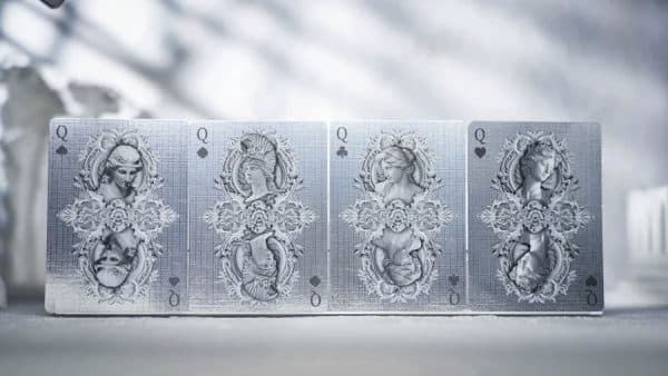 Alabaster Platinum Michelangelo Playing Cards by TCC Fashion - Image 9
