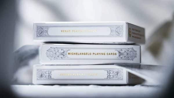 Alabaster Platinum Michelangelo Playing Cards by TCC Fashion - Image 5
