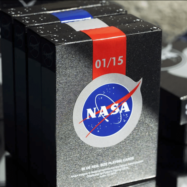NASA Black Hole “Meatball” Logo Gilded Edition- Black Playing Cards by Fulton - Image 16