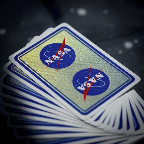 NASA Holographic Foil “Meatball” Logo Playing Cards by Fulton - Image 9