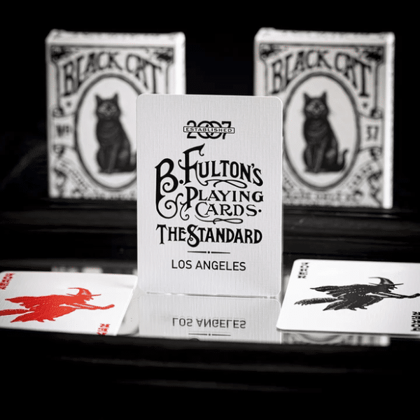 Fultons Black Cat Limited Edition Gilded- Gold Playing Cards by Fulton - Image 3
