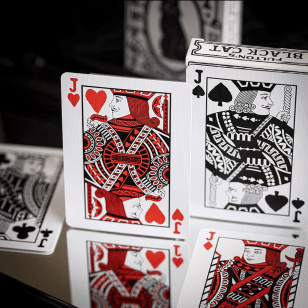 Fultons Black Cat Limited Edition Gilded- Gold Playing Cards by Fulton - Image 4