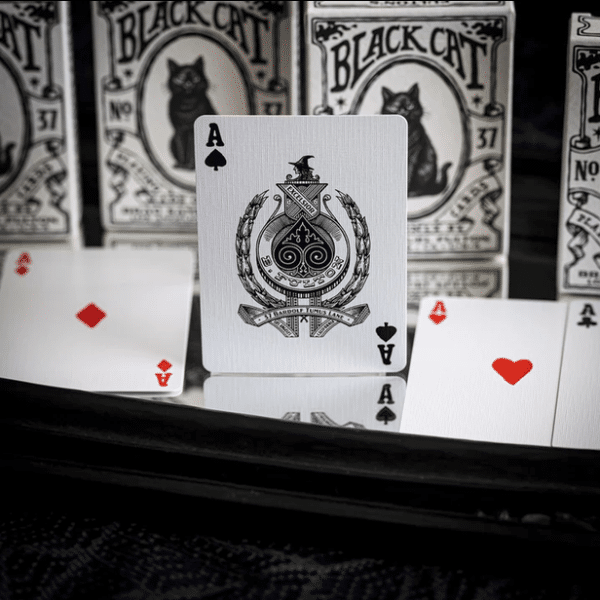 Fultons Black Cat Limited Edition Gilded- Gold Playing Cards by Fulton - Image 7