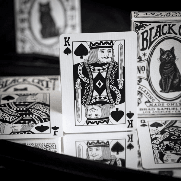 Fultons Black Cat Limited Edition Gilded- Gold Playing Cards by Fulton - Image 8