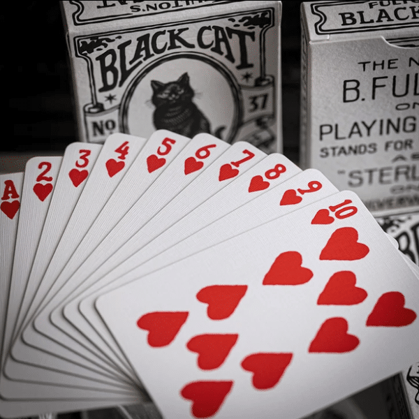 Fultons Black Cat Limited Edition Gilded- Gold Playing Cards by Fulton - Image 9