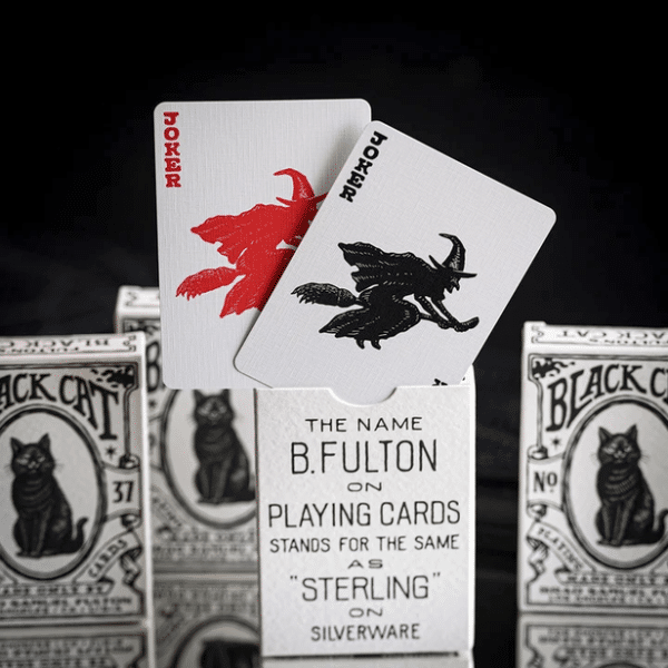 Fultons Black Cat Limited Edition Gilded- Gold Playing Cards by Fulton - Image 10