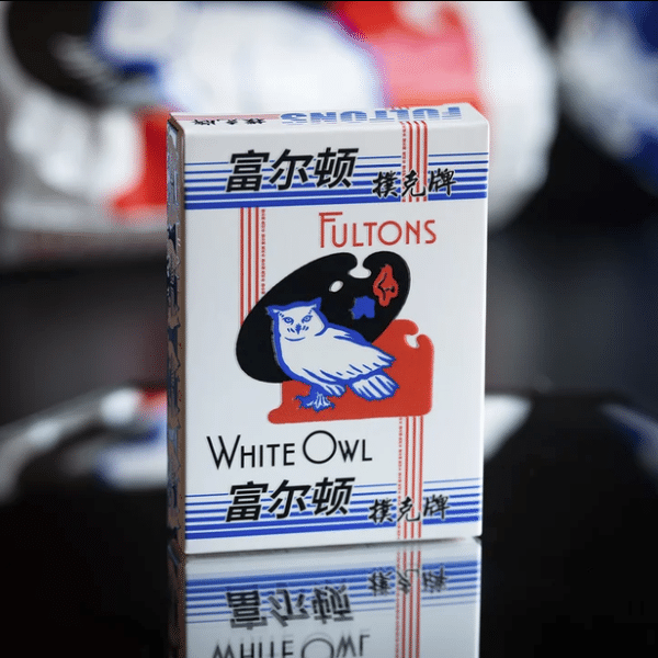 Fultons White Owl Playing Cards by Fulton