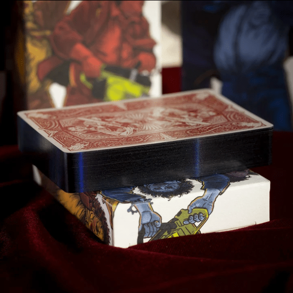 The Texas Chainsaw Massacre Limited Edition Gilded-Black Playing Cards by Fulton