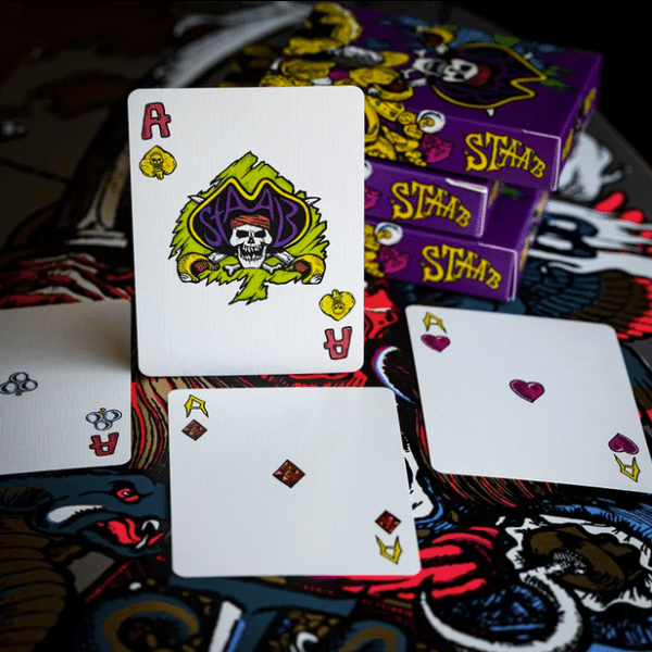 Kevin Staab Limited Gilded- Color of Money Pirate Playing Cards by Fulton - Image 4