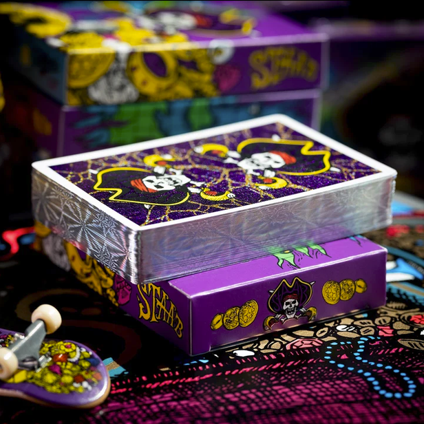Kevin Staab Limited Gilded- Silver Pirate Playing Cards by Fulton
