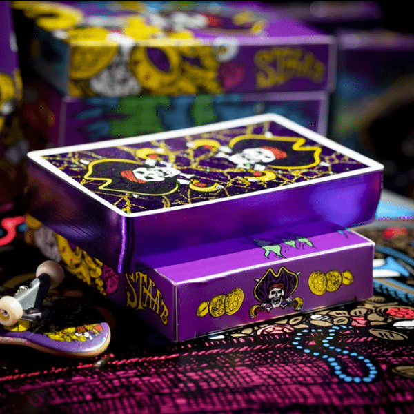 Kevin Staab Limited Gilded- Purple Pirate Playing Cards by Fulton