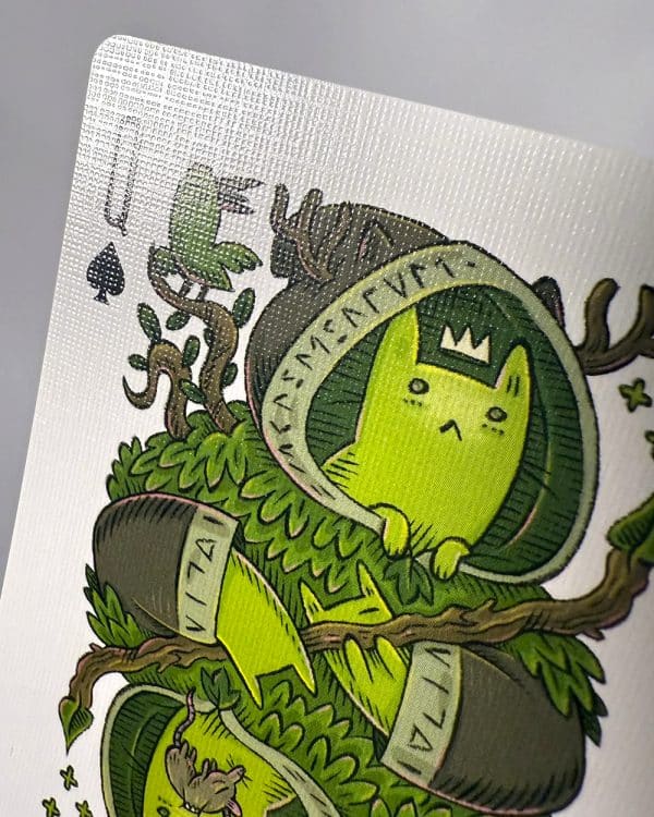 Meowgicians- Green-Blue Playing Cards - Image 9