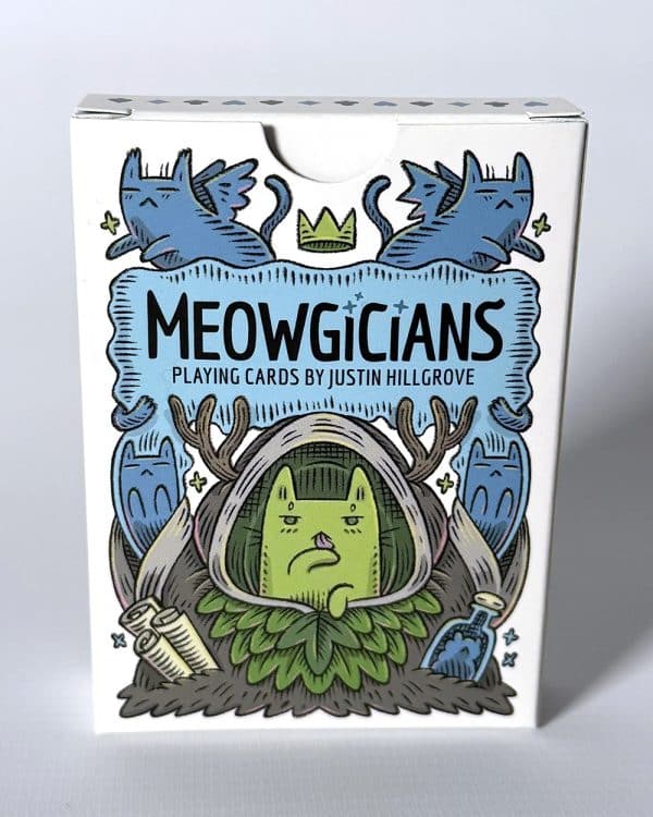 Meowgicians- Green-Blue Playing Cards - Image 8