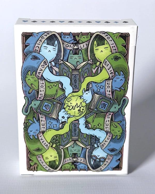 Meowgicians- Green-Blue Playing Cards - Image 3