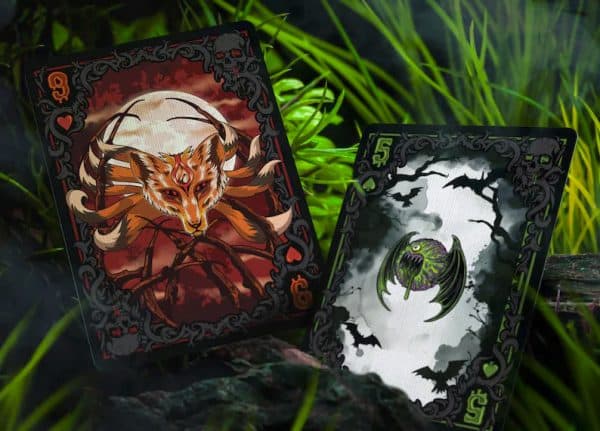Creepy Party Playing Cards: Spooky-Green Gilded by Hòa Phan - Image 8