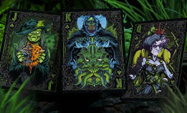 Creepy Party Playing Cards: Spooky-Green Gilded by Hòa Phan - Image 6