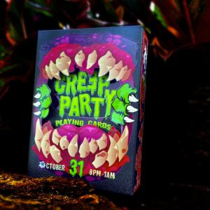 Creepy Party Playing Cards: Spooky-Signature Gilded by Hòa Phan