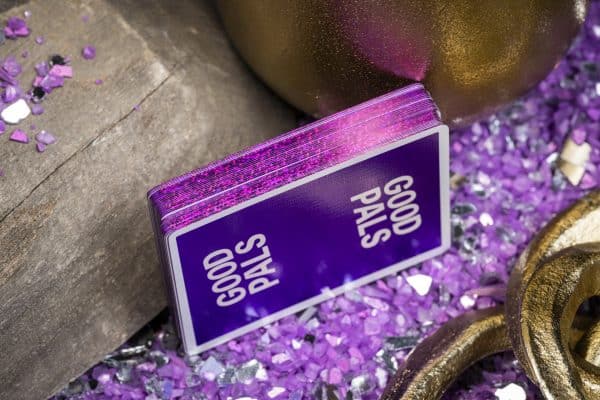GILDED Good Pals (Purple Foiled) Logo Playing Cards by Good Pals